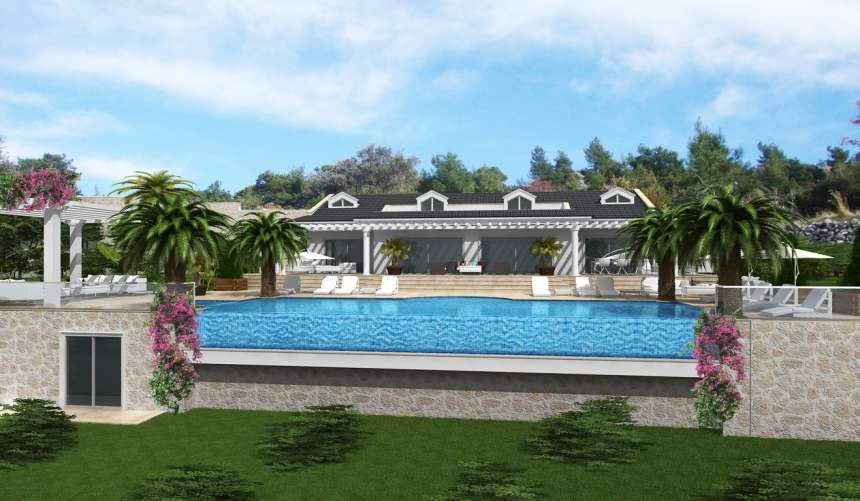 Luxury Property in Faralya, Turkey Front view