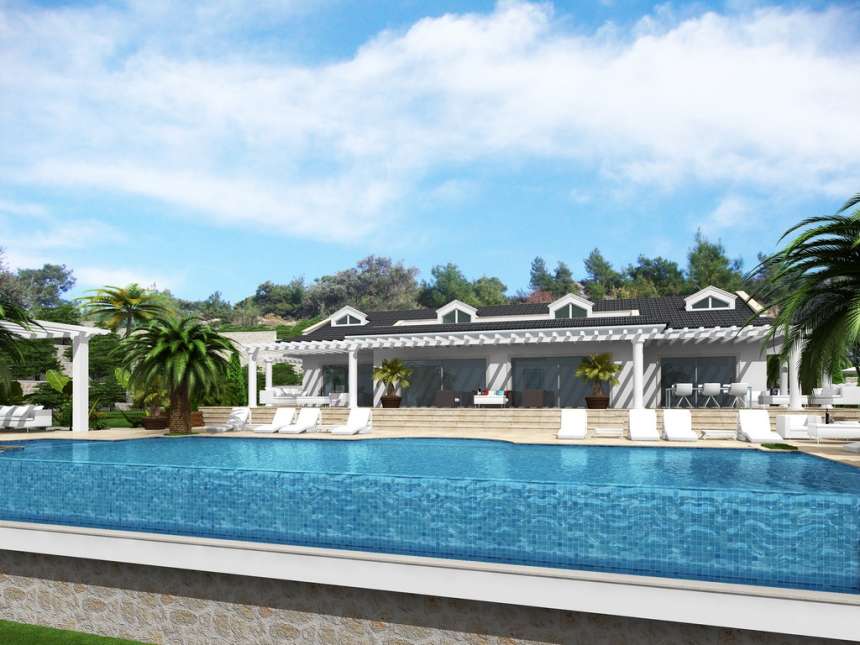 Luxury Property in Faralya, Turkey Front view
