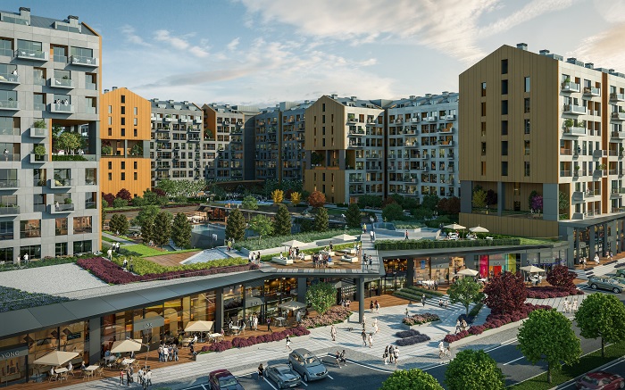 Lake View Istanbul Apartments  - Turnkey - Low-rise modern complex