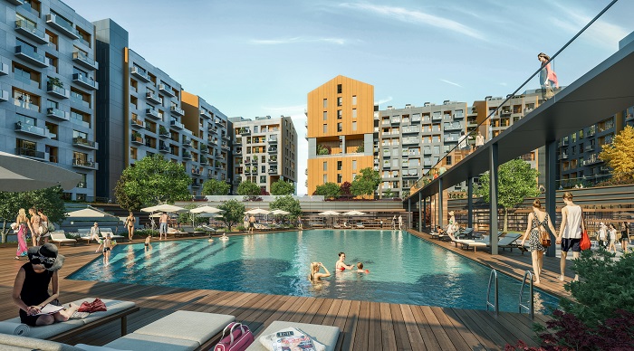 Lake View Apartments - Turnkey In Istanbul - Communal pool