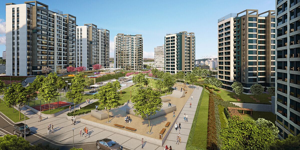 Nature View European Istanbul Apartments - Vast landscaped gardens