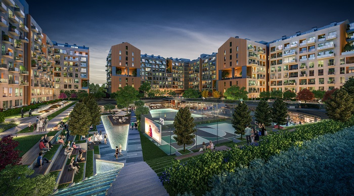 Lake View Apartments - Avcilar, Istanbul - Vast landscaped gardens