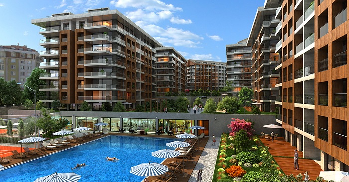 Istanbul Apartments Near The Sea - Buyukcekmece - Semi-Olympic pool