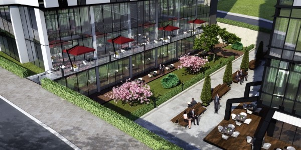 	 Levent luxury apartments communal areas