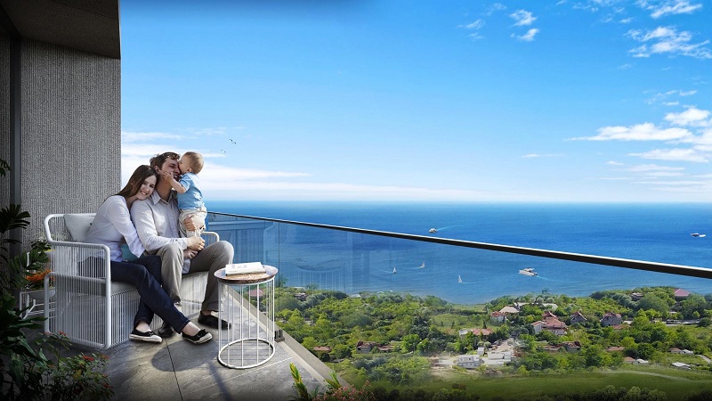 Luxury Marina Apartments - Sea Front In Istanbul - Sea view balconies
