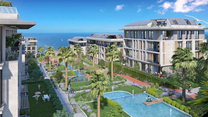 Luxury Marina Apartments - Sea Front In Istanbul - Sea front Istanbul property