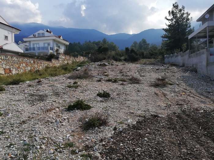Ovacik Land With A Mountain Backdrop - Road access in place