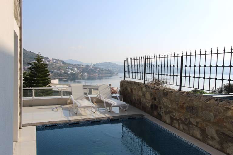 Sea View Stone Villa In Yalikavak - Private pool