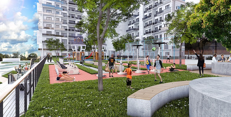 Sea View Istanbul Apartments - Esenyurt - Landscaped gardens