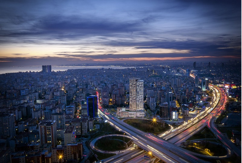 Asian Istanbul City Centre Apartments - Fantastic night time views