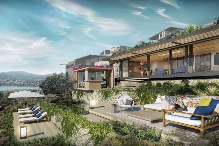 Yalikavak Sea Front Villas - Bodrum - Lots of outdoor living space