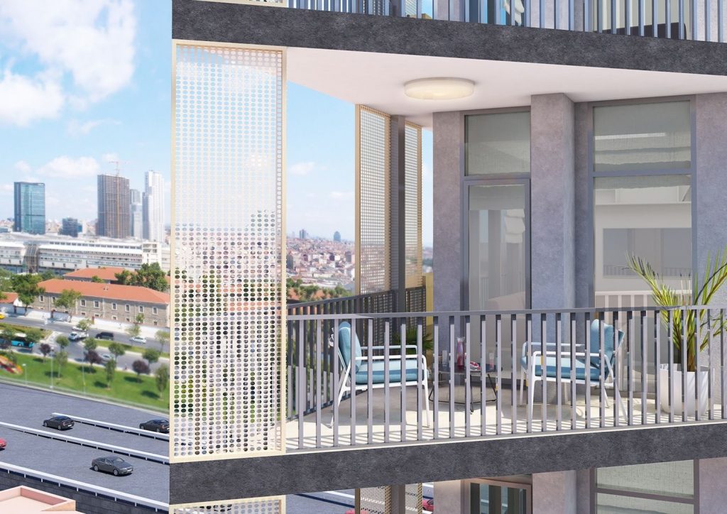 City Centre Investment Apartments - Istanbul - City view balconies