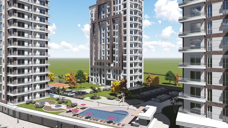 Bargain Turnkey Apartments In Istanbul - Outdoor pool