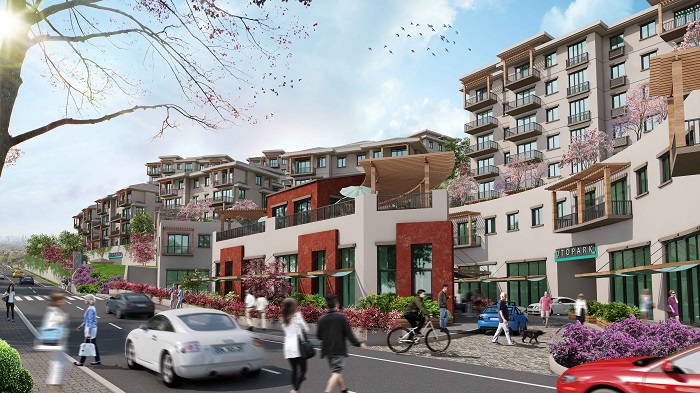 Off-plan Modern Istanbul  Apartments - Bahcesehir - Shops and dining options