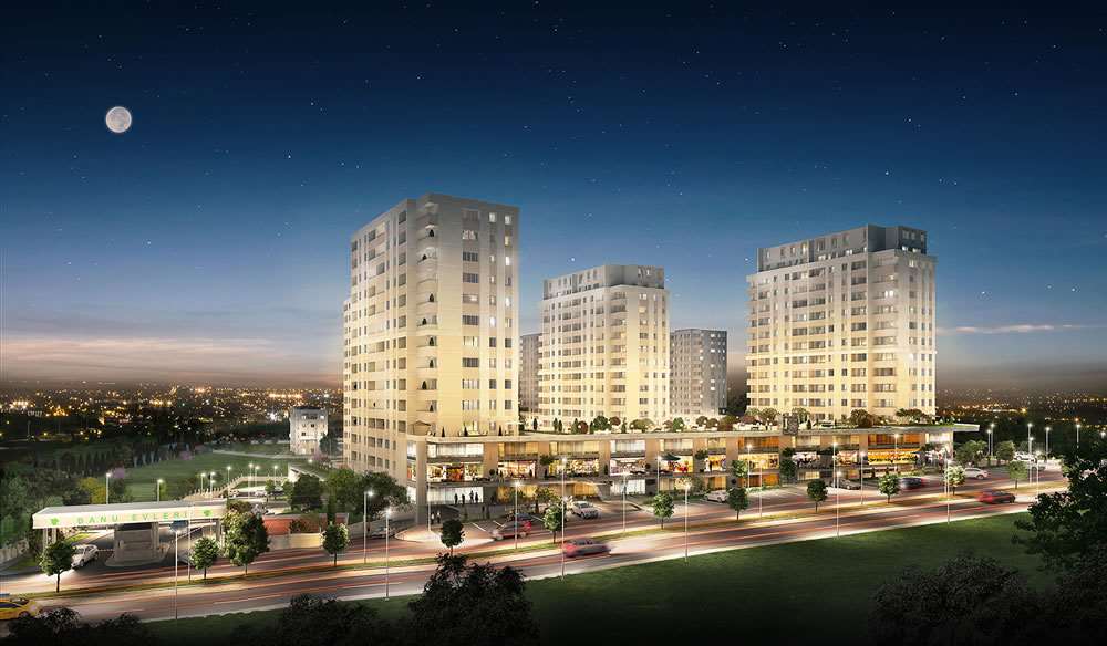Istanbul Turnkey Apartments - Nature Views - Shopping centre on-site