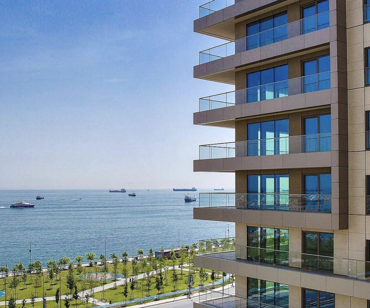 Sea Front Istanbul Apartments - Turnkey - Large Balconies