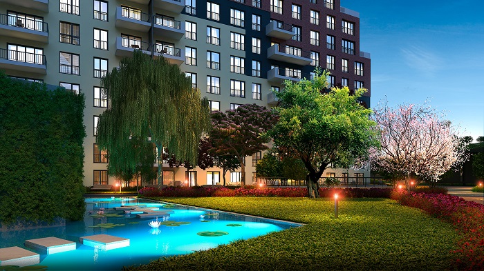 Luxury Penthouse in Eyup, Istanbul - Gardens and water features