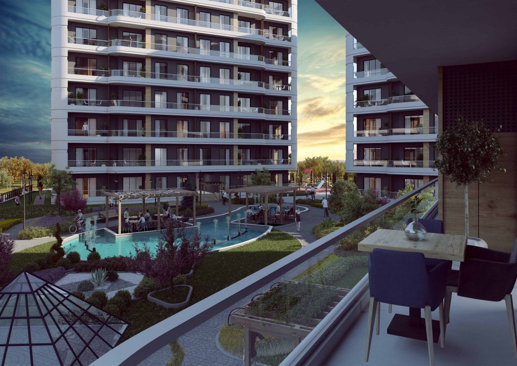 Luxury Turnkey Istanbul Real Estate - Large balconies