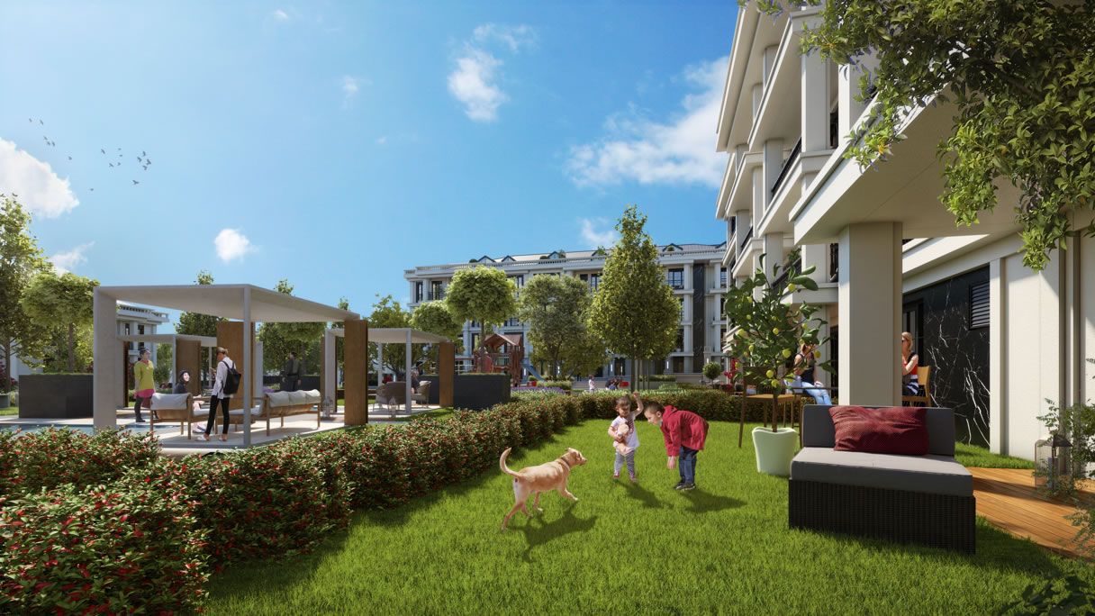 Designer Istanbul Apartments - Forest Views - Garden terrace apartments