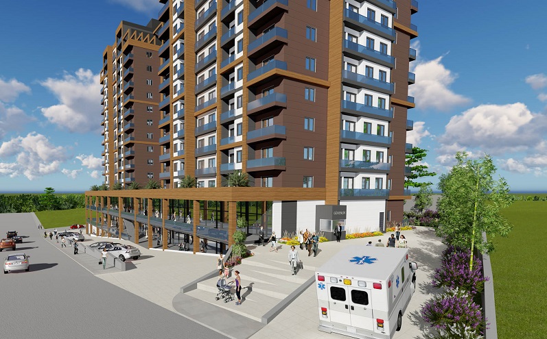 Affordable Nature View Istanbul Apartments - Secure complex