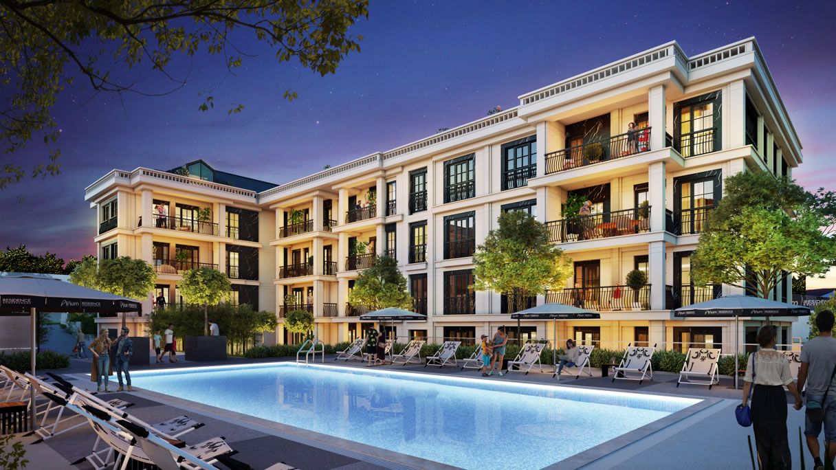Prestigious Forest View Apartments - Istanbul - Communal pool