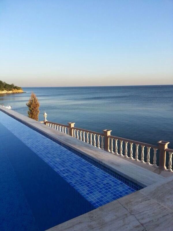 Pool at Buyukcekmece Seafront Villa