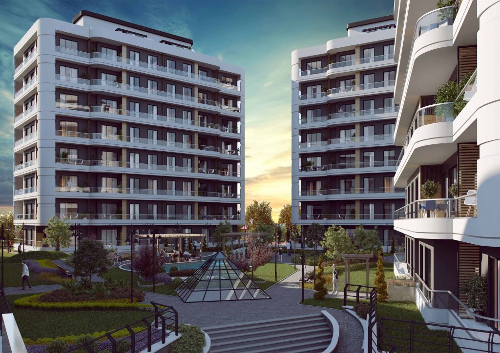 Key ready Luxury Istanbul Apartments - Landscaped gardens