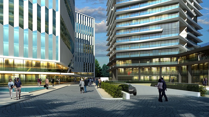 Luxury Apartments In Istanbul - Resiential, office and Shopping complex