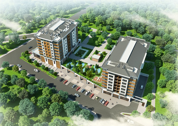 Luxury Lake View Apartments - Istanbul -Small modern complex