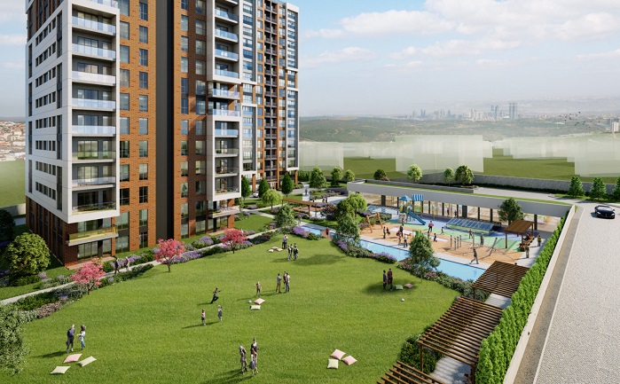 Modern Nature View Apartments - Istanbul - Vast landscaped gardens