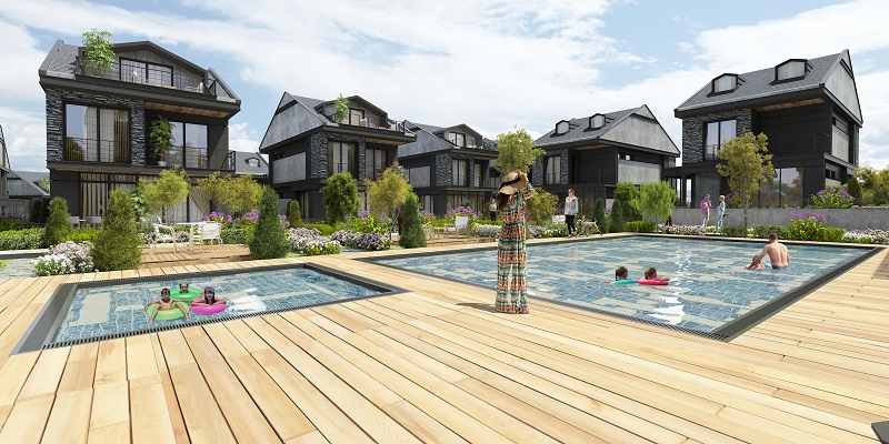 Luxury Istanbul Villas - Buyukcekmece - Outdoor pool