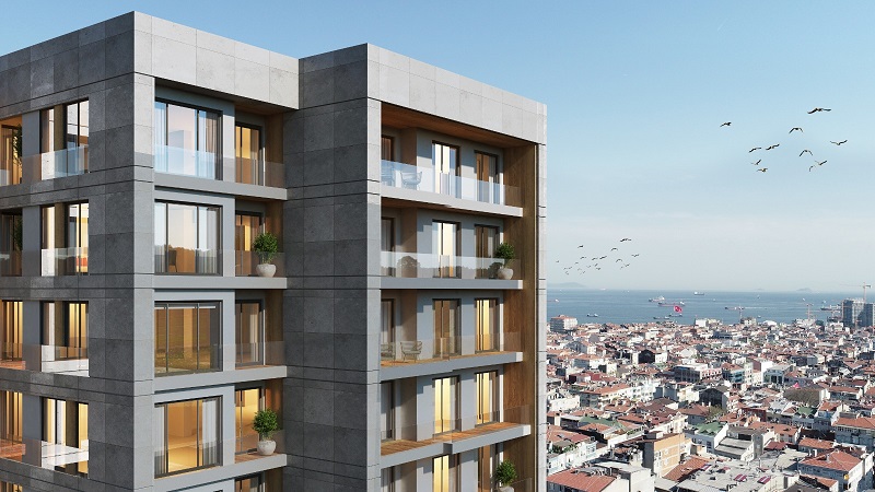 Luxury Sea View Apartments - Istanbul - Sea and city views