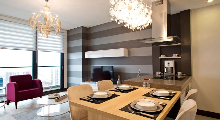 Luxurious city centre apartments in Merter - Modern lounge areas