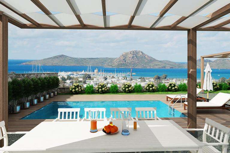 Marina View Villas In Yalikavak - Private swimming pools