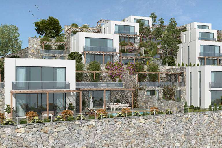 Marina View Villas In Yalikavak - Small private estate