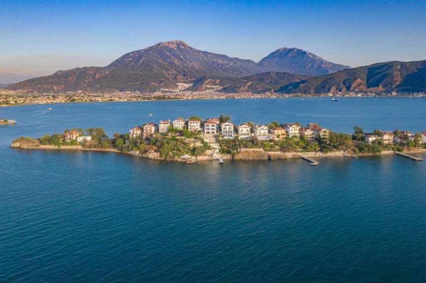 Sea Front Island Villa - Fethiye - Prestigious Sovalye Island