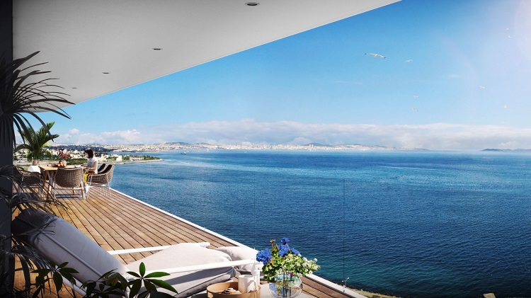 Zeytinburnu Sea Front Apartments - Istanbul - Large sea view balconies