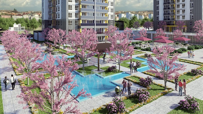 Modern Istanbul Apartments - Bagcilar - Ornamental ponds and water features