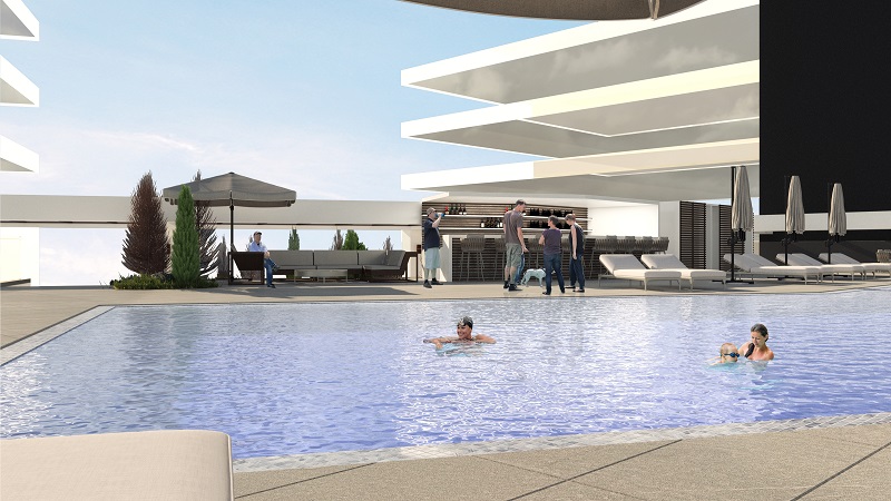 Luxury Apartments - Istanbul City Centre - Large outdoor pool