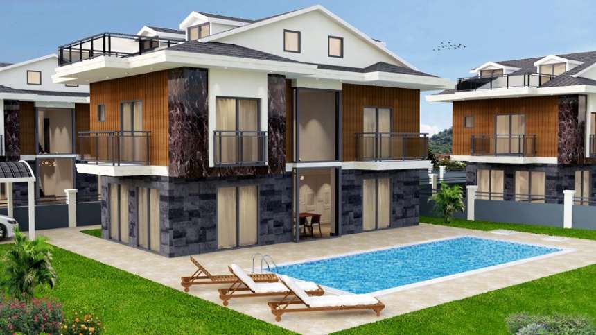 Luxury Gocek Villa - Near Completion - Detached villas