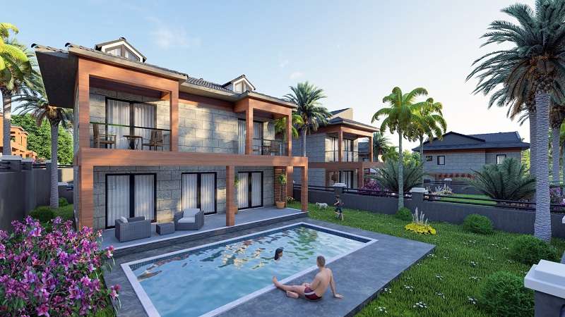 Off-Plan Fethiye Spa Villas - Detached villas