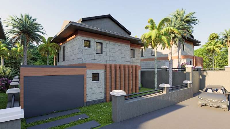 Off-Plan Fethiye Spa Villas - Parking garage