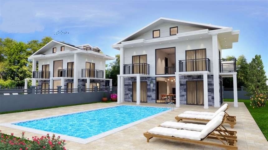 Off-Plan Luxury Gocek Villas - Private swimming pool