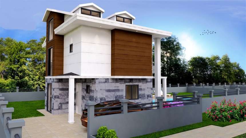 Off-Plan Luxury Gocek Villas- Private parking