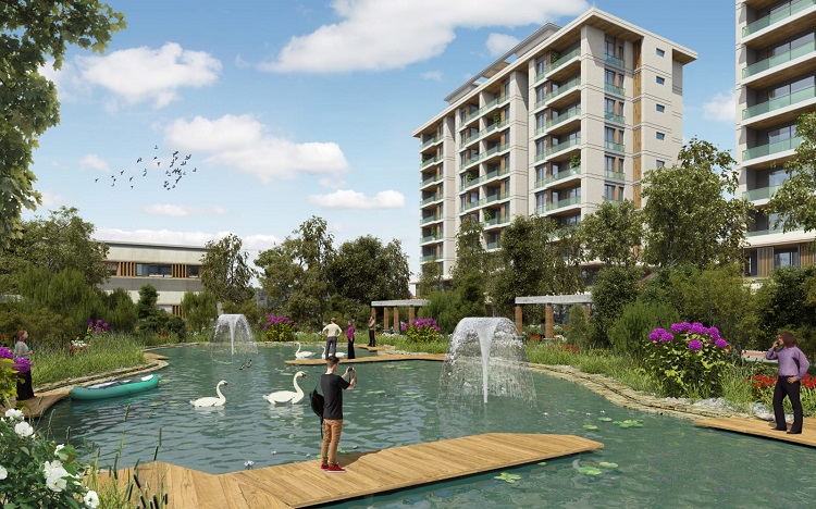 Off-Plan Sea View Apartments - Istanbul - Water featrues