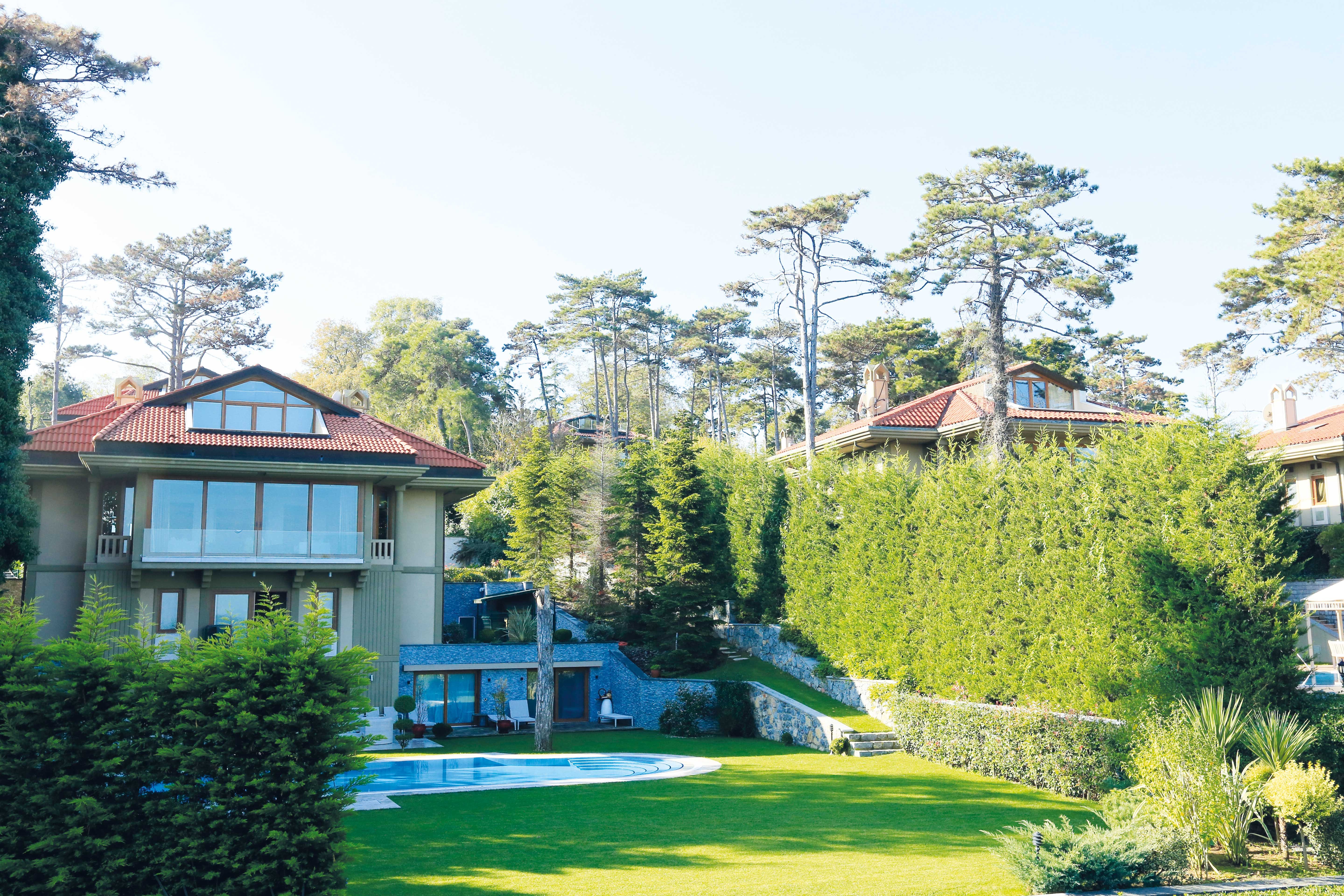 Ottoman style Tarabya villa Garden