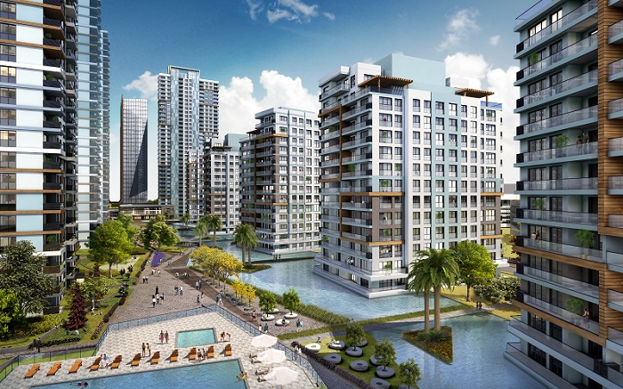 Asian Istanbul Smart Home Apartments - Large modern complex