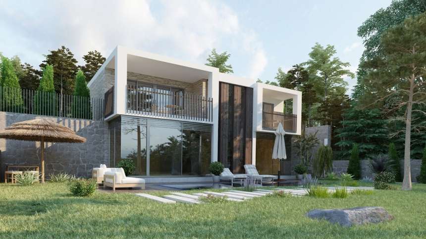 Modern Sea View Yalikavak Villas - Duplex luxury villas