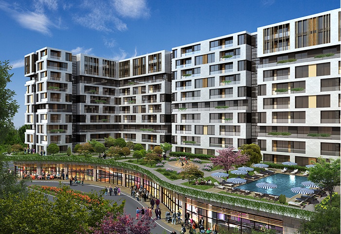 Modern Istanbul Apartments - Smart Homes - Ponds and water features