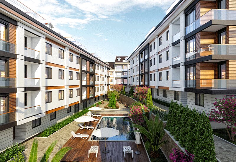 Sea View Istanbul Apartments - West Marina - Low-rise complex
